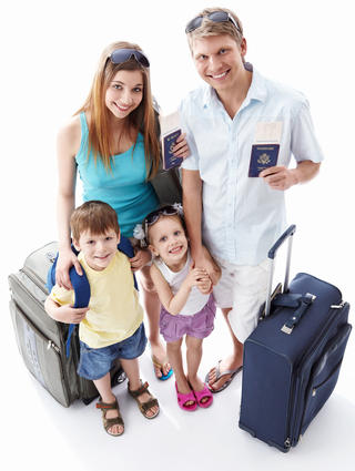 Family with Passports